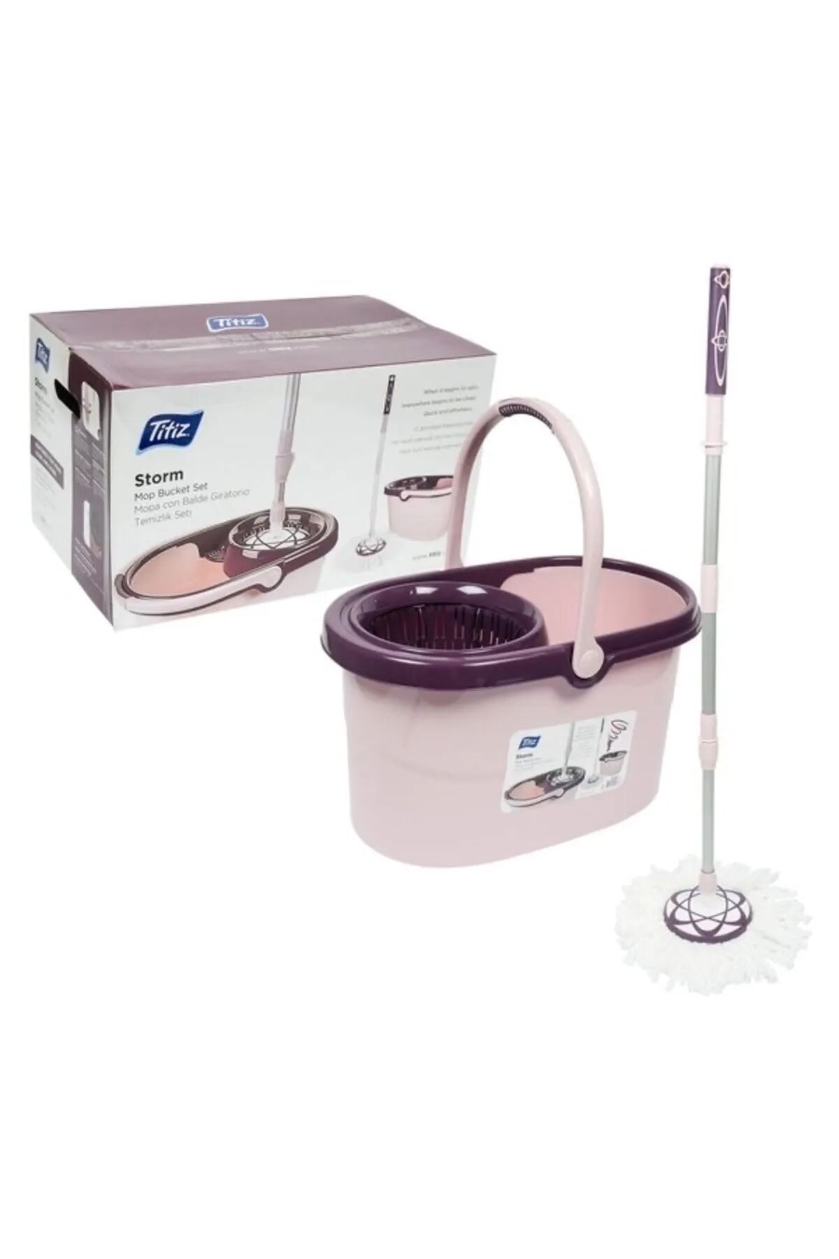 TİTİZ TP-667 STORM DONERLİ MOP SET